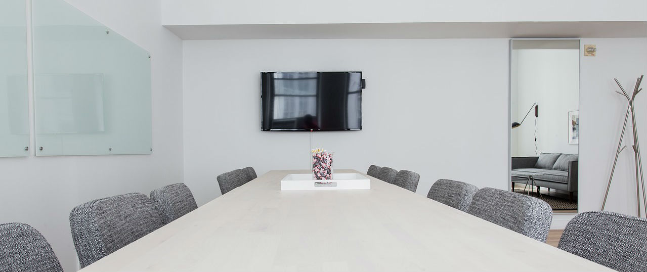 white conference room